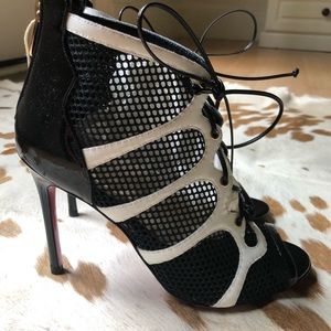 Luciano Padovan Black Patent Heels [ Booties]